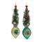12ct. 6.5" Pine Tree Reflector Drop Ornament Set